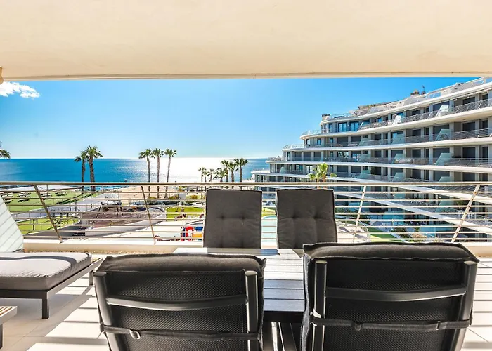 Infinity View Luxury Beachfront Pool&jacuzzi * Arenales del Sol