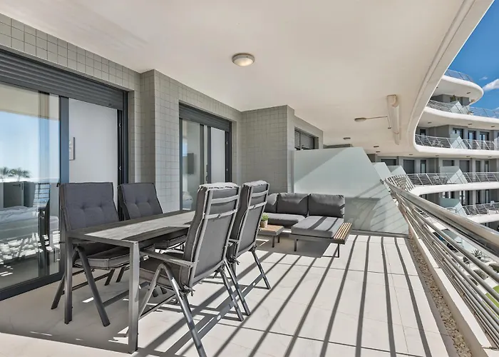 Апартаменты Infinity View Luxury Beachfront Pool&jacuzzi Ареналес-дель-Соль